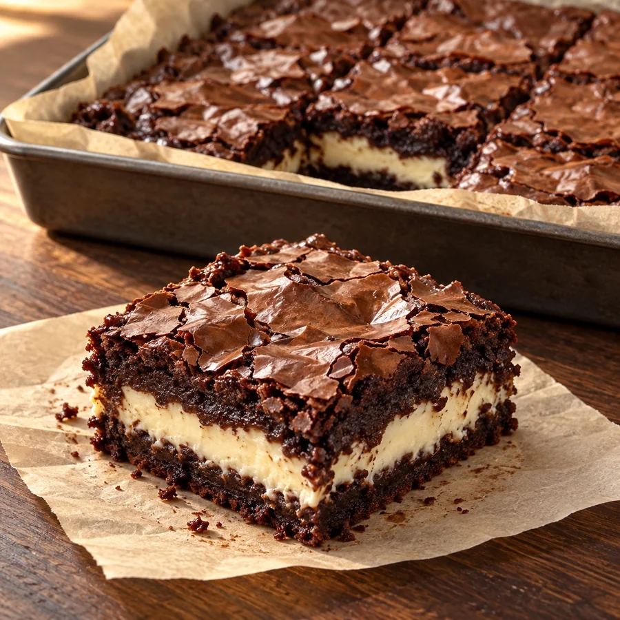 Beyaz Çikolatalı Brownie