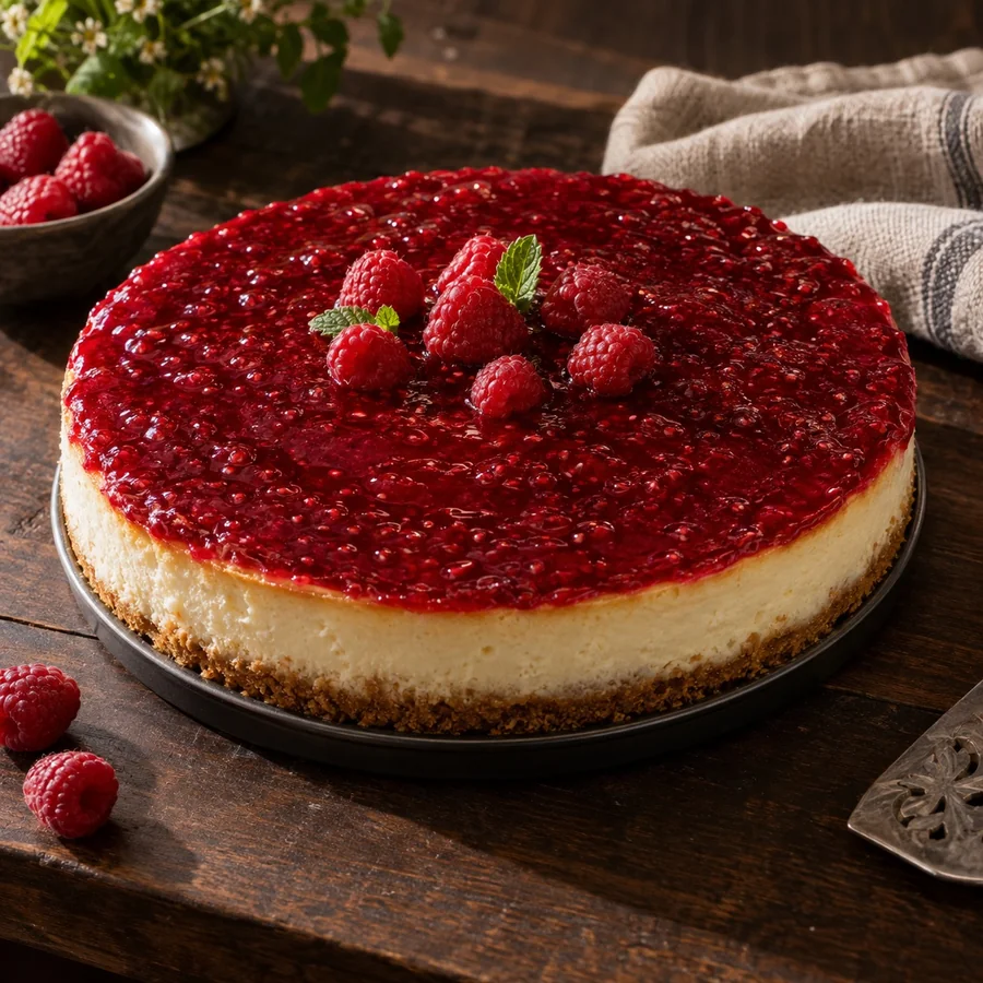 Frambuazlı Cheesecake