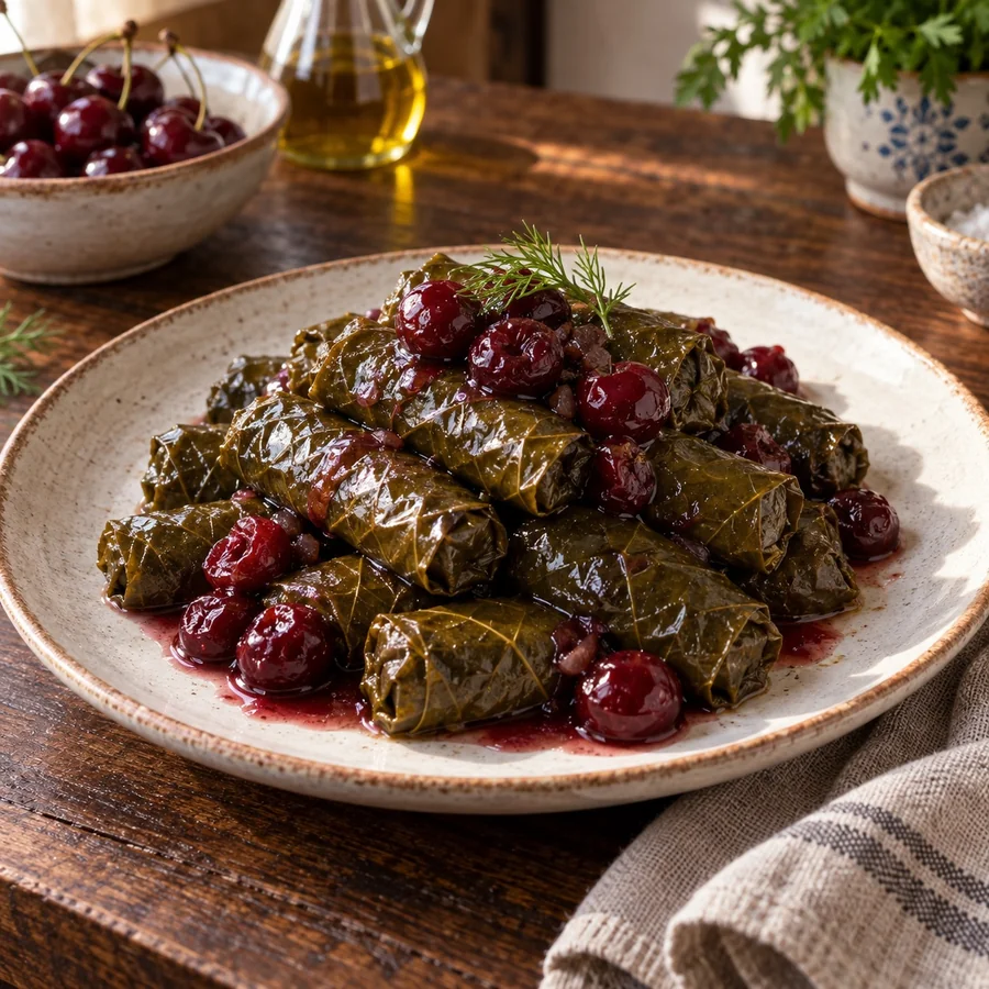 Vişneli Yaprak Sarma